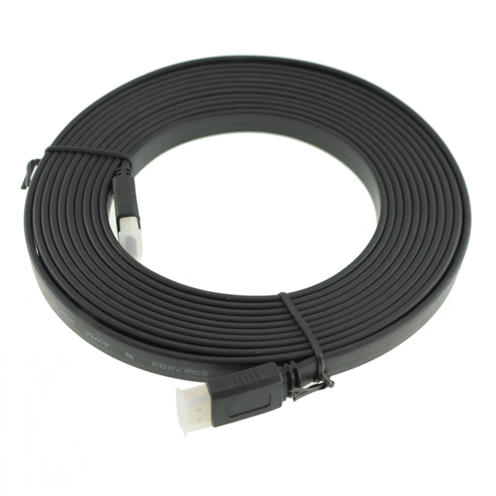 Καλώδιο HDMI 5 μέτρα επίπεδο για PS3 και Xbox360 με υψηλή ταχύτητα 1.4