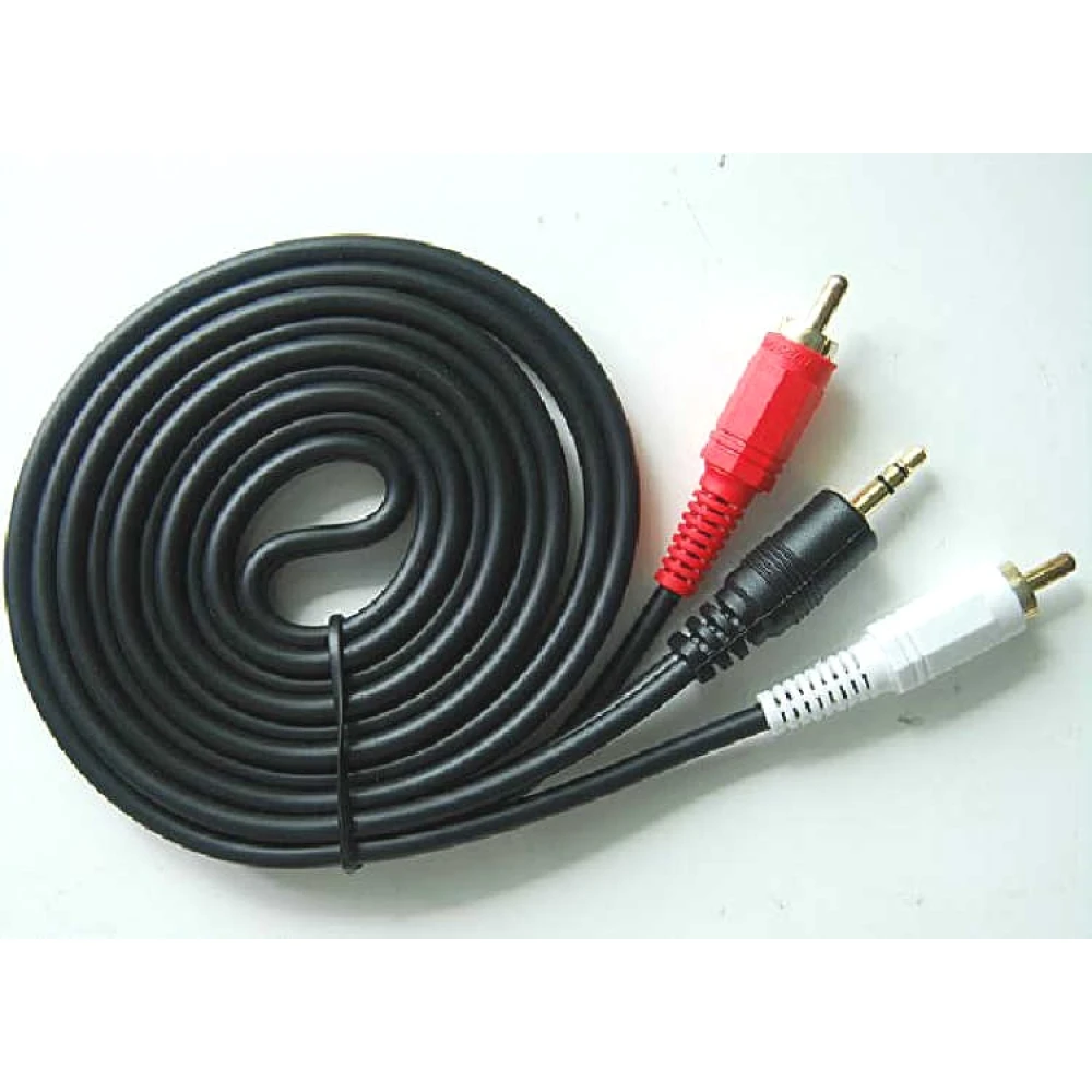 Καλώδιο jack 3,5mm σε 2 RCA Υψηλής Ποιότητας 1.5m για σύνδεση ήχου