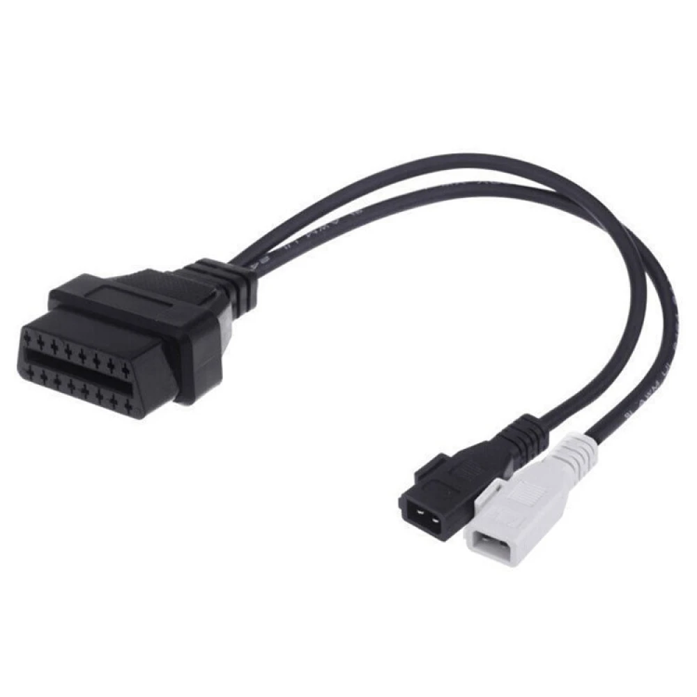 Καλώδιο OBD2 2x2 σε 16 Pin για VW Audi Seat Skoda VAG Αντάπτορας
