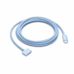 Καλώδιο USB-C σε MagSafe 3 140W για MacBook Pro και Air - 2 m πλεκτό, Sky Blue