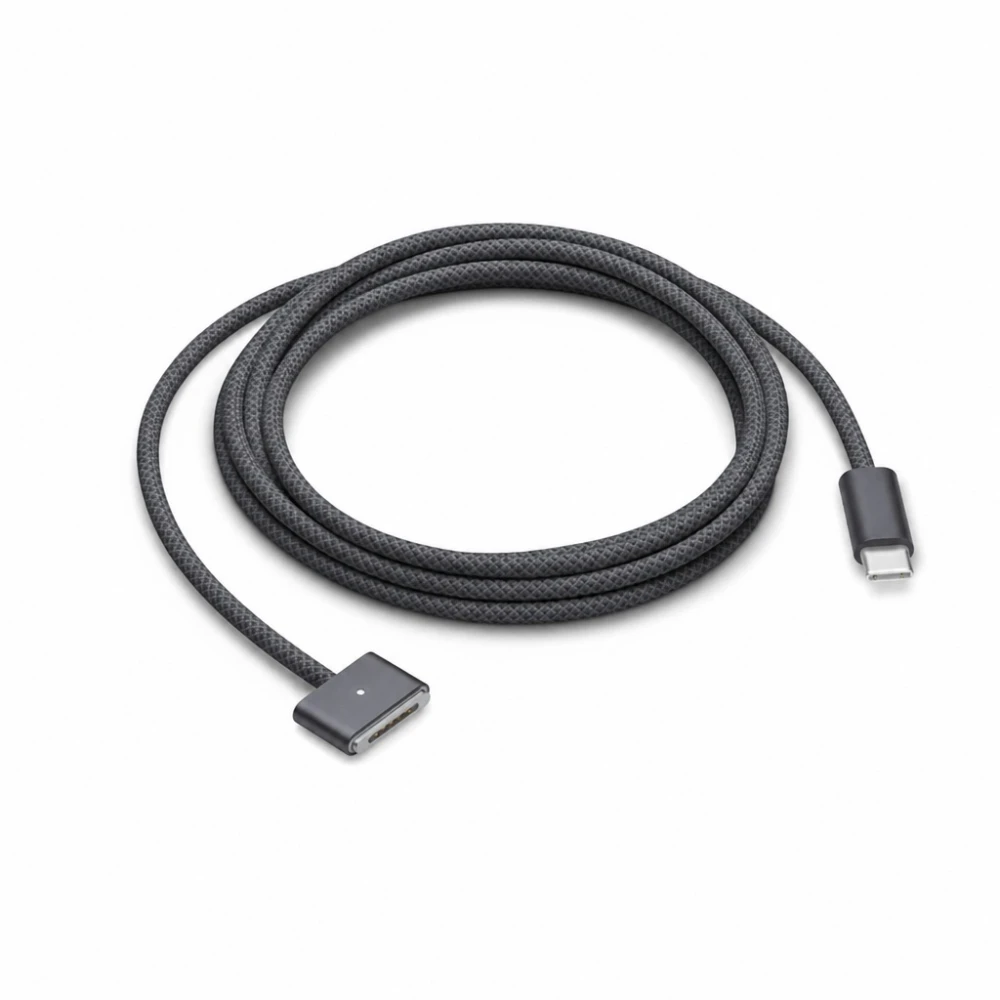 Καλώδιο USB-C σε MagSafe 3 140W για MacBook Pro και Air - 2 m πλεκτό, Space Grey