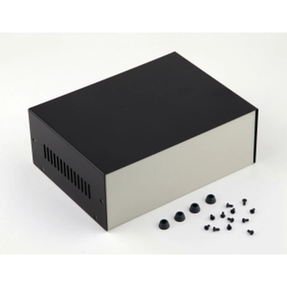 Μεταλλικό κουτί έργων 210x155x80mm με σχισμές αερισμού