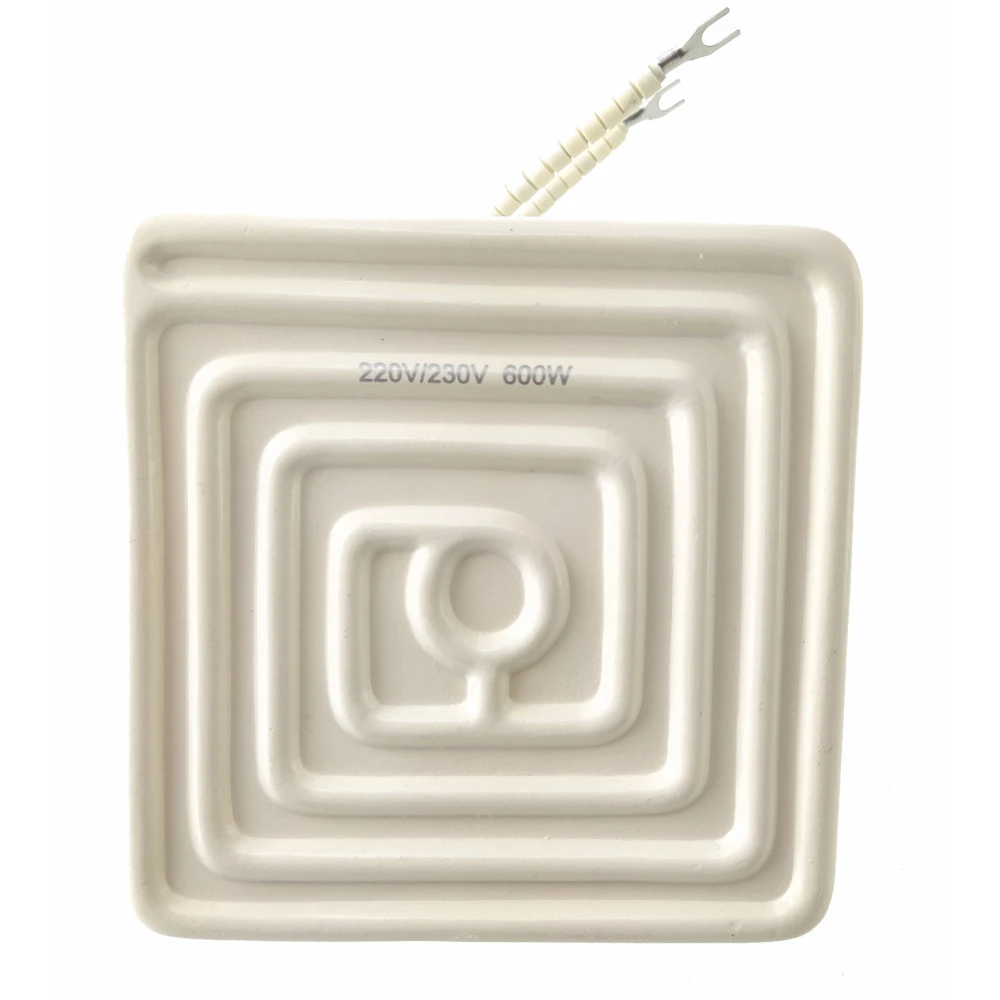 Κεραμική IR θερμάστρα 12x12cm 600w λευκή για σταθμούς συγκόλλησης Mlink