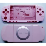 Πλήρες περίβλημα PSP 2000 ροζ με κουμπιά για PSP Slim