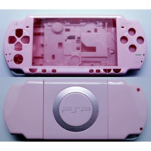 Πλήρες περίβλημα PSP 2000 ροζ με κουμπιά για PSP Slim