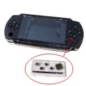 Πλήρες κέλυφος PSP 2000 Slim μαύρο με κουμπιά για επισκευή