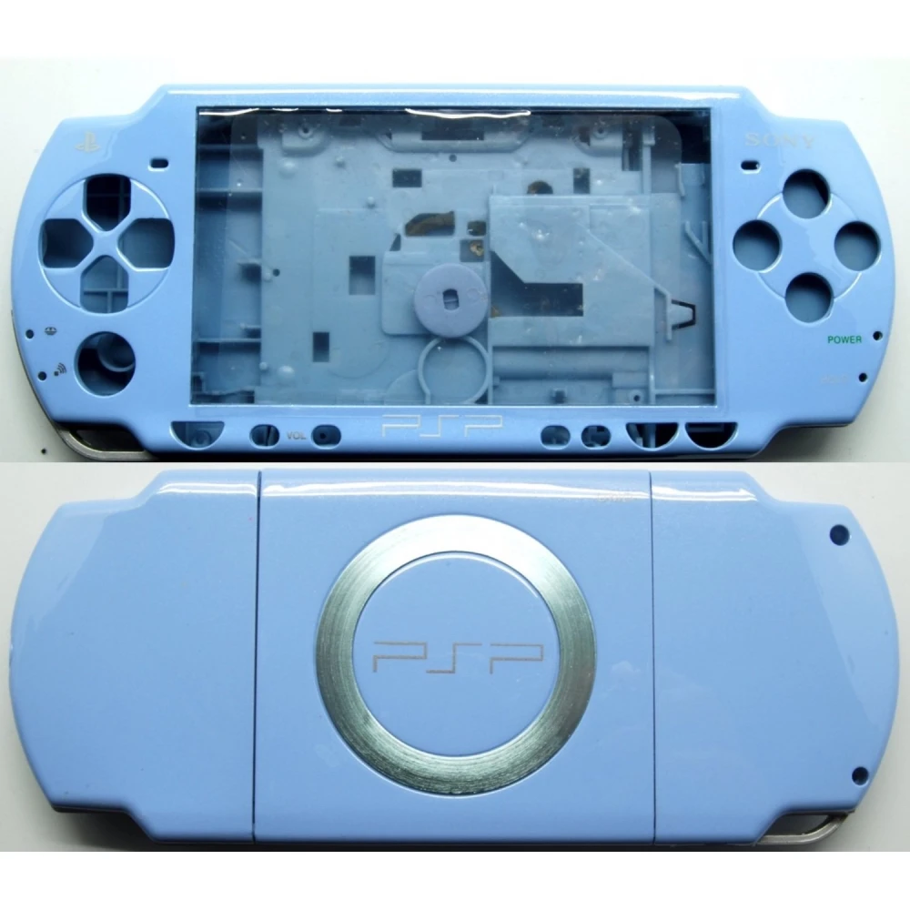 Πλήρες κέλυφος PSP2000 γαλάζιο με κουμπιά για επισκευή