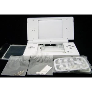 Θήκη αντικατάστασης Nintendo DS Lite λευκή με κουμπιά και πλήρη αξεσουάρ