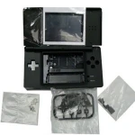 Μαύρη θήκη αντικατάστασης Nintendo DS Lite για επισκευή και tuning
