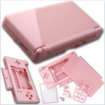 Ροζ κάλυμμα αντικατάστασης Nintendo DS Lite για πλήρη αντικατάσταση και εξατομίκευση