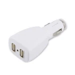 Φορτιστής αυτοκινήτου USB 2 θύρες μαύρος