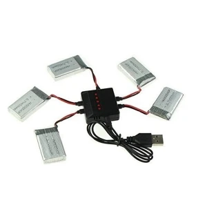 USB φορτιστής για 5 μπαταρίες ταυτόχρονα για το quadcopter Syma X5C και συμβατά μοντέλα