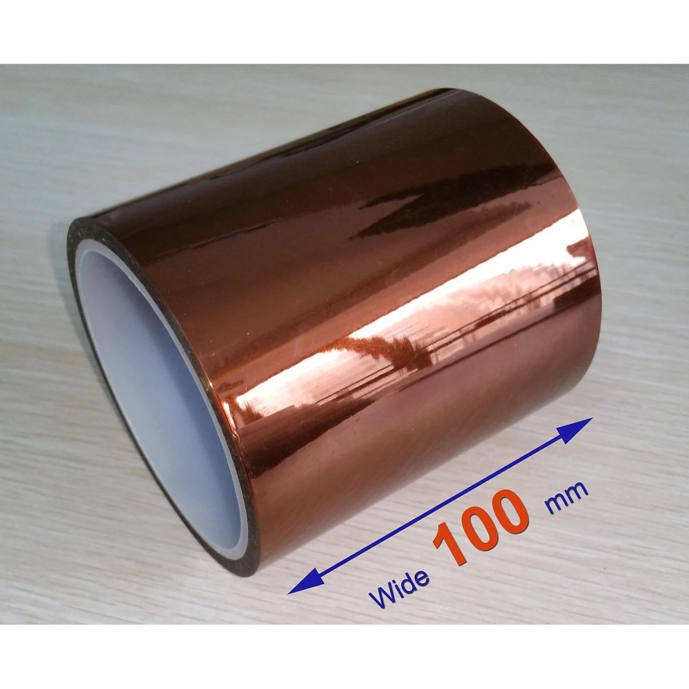 Αυτοκόλλητη ταινία Kapton 100mm ανθεκτική στη θερμότητα για κόλληση και επισκευή