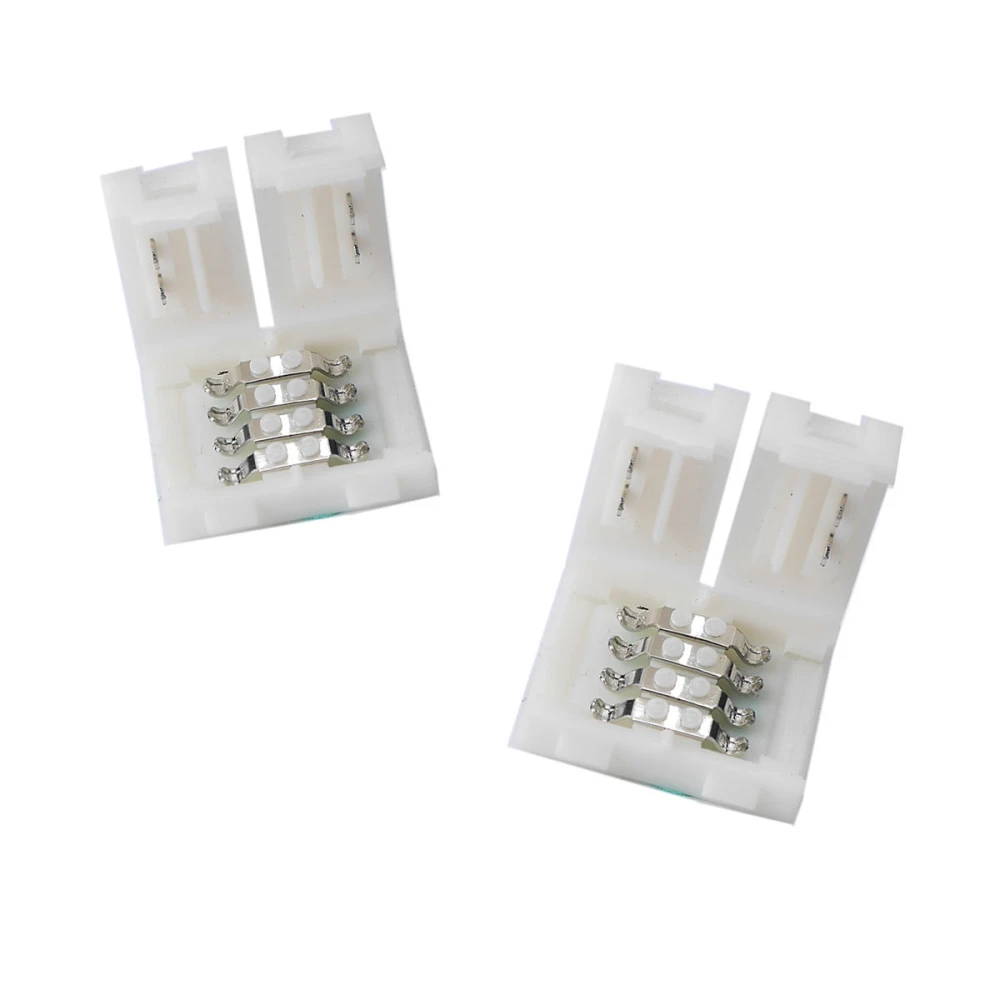 Σύνδεσμος clip LED 4 pin 10mm 5050 RGB για ταινίες LED