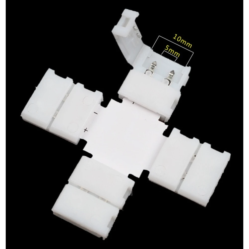 Συνδετήρες LED Clip X 10mm 2Pin 5050 RGB για Ταινίες LED