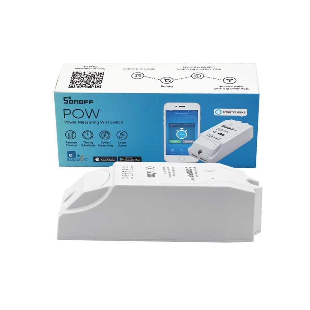 Sonoff Pow WiFi διακόπτης με έξυπνη μέτρηση κατανάλωσης και απομακρυσμένο έλεγχο