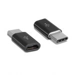 Μετατροπέας micro USB 2.0 θηλυκό σε αρσενικό USB-C USB 3.1 Type C μαύρο