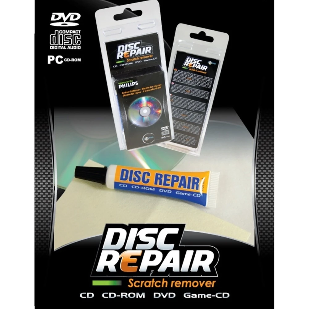 Disc Repair επισκευή γρατζουνιών για CD και DVD της DISPLEX