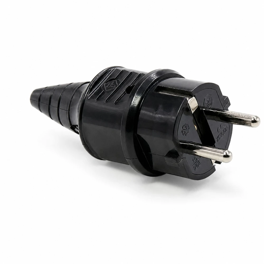 Αποσπώμενο Φις SCHUKO 16A 250V Τύπου F Γερμανικό Ευρωπαϊκό Επισκευή Βιομηχανικό