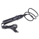 Endoscopio USB flexible con luz LED encendida para inspección electrónica