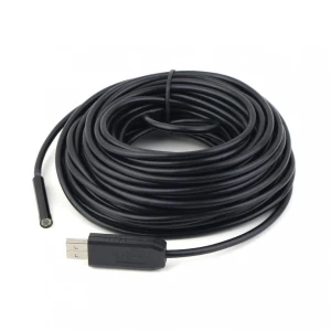 USB ενδοσκόπιο 5 μέτρων αδιάβροχο με εύκαμπτο φακό 7mm και LED