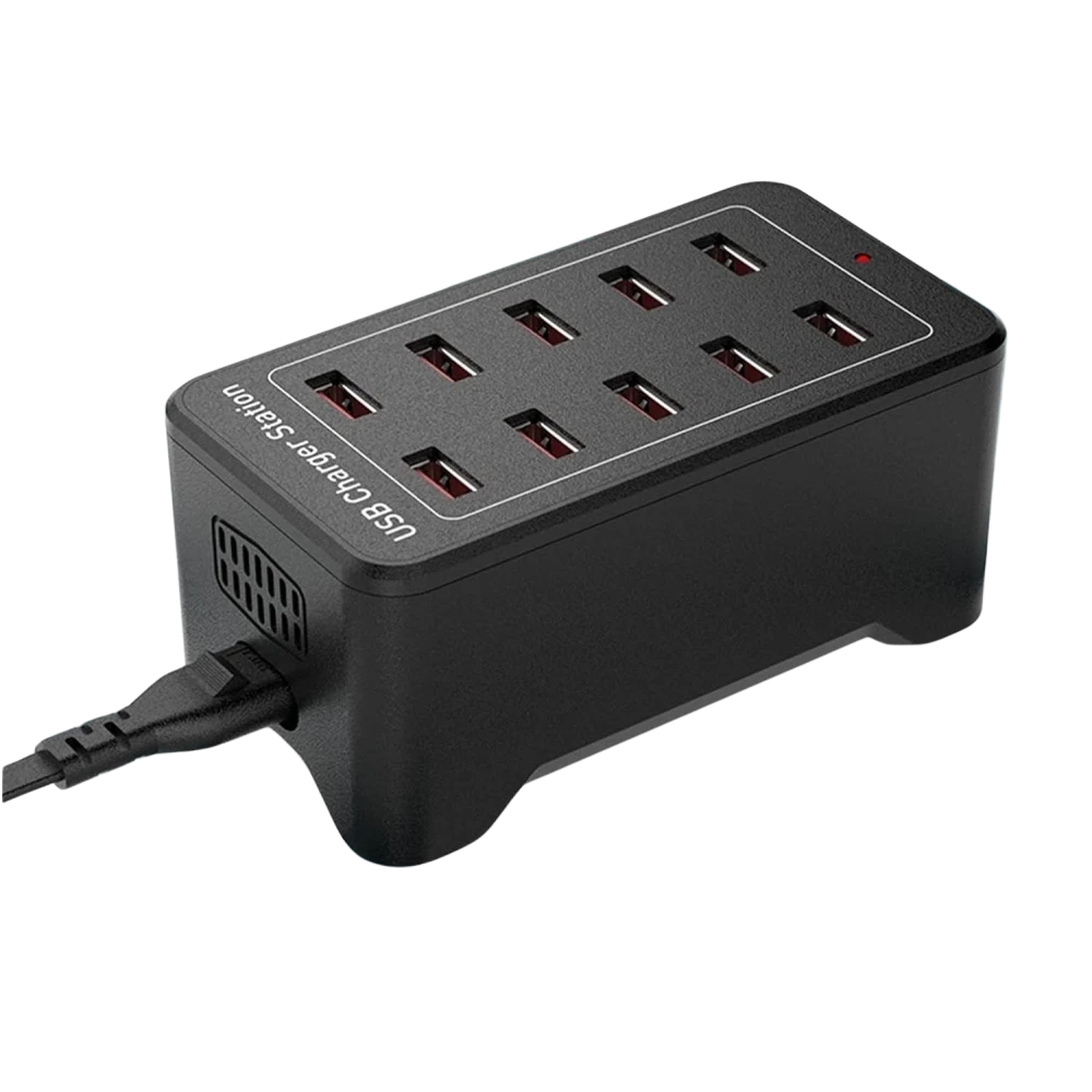 Σταθμός φόρτισης USB 10 θυρών με IQ Charge - 50W 12A, 2.4A ανά θύρα
