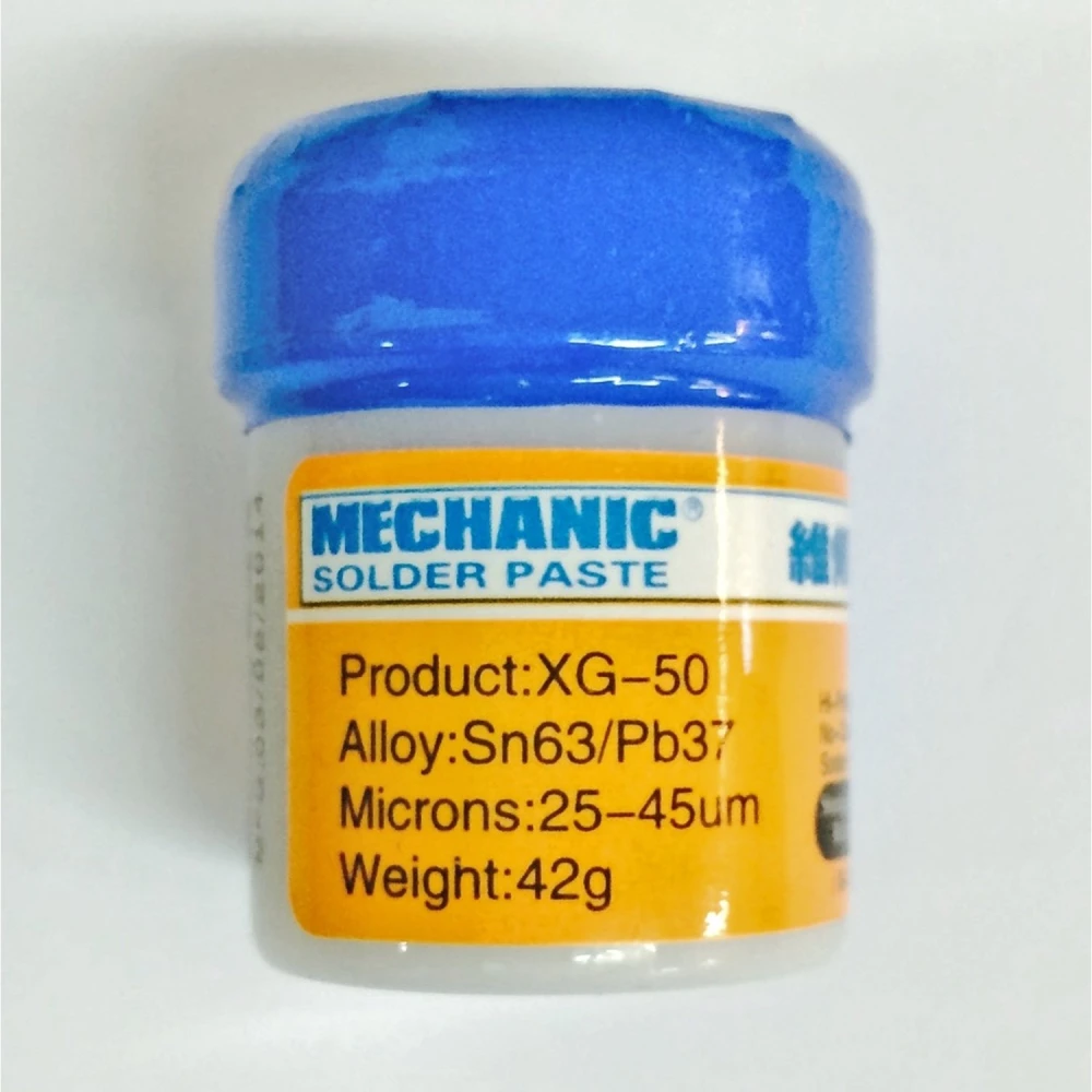 Κόλληση πάστας Mechanic XG-50 Sn63/Pb37 (10CC - 42GR) για ηλεκτρονικές επισκευές