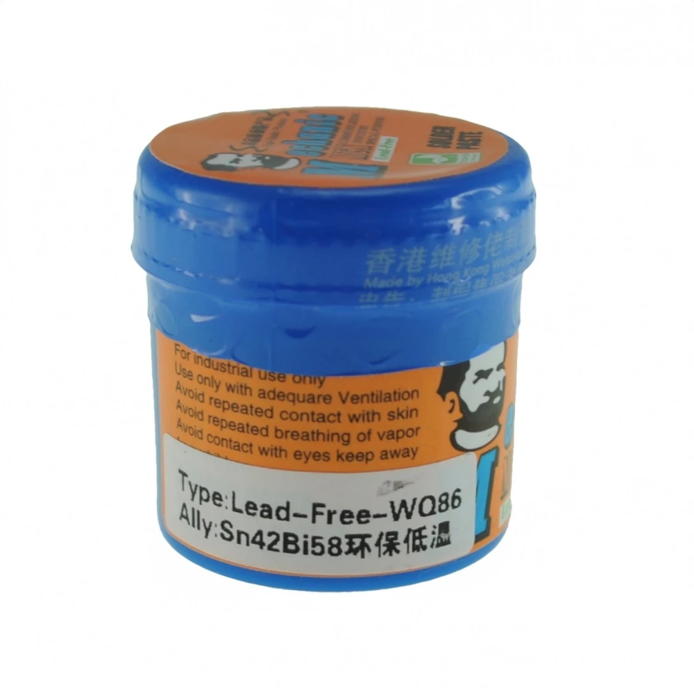 Αμόλυβδη πάστα κόλλησης Mechanic WQ86 50GR Sn42Bi58 για ακριβή συγκόλληση