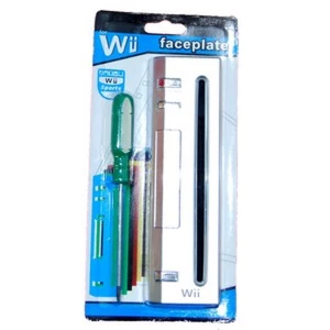 Μπροστινό πάνελ Wii ασημί - Original ανταλλακτικό satkit