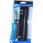 Μπροστινό κάλυμμα Wii μαύρο - ανταλλακτικό για Nintendo Wii