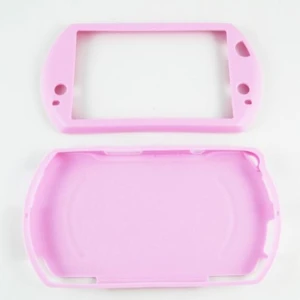 satkit Ροζ θήκη σιλικόνης PSP Go για ελαφριά προστασία