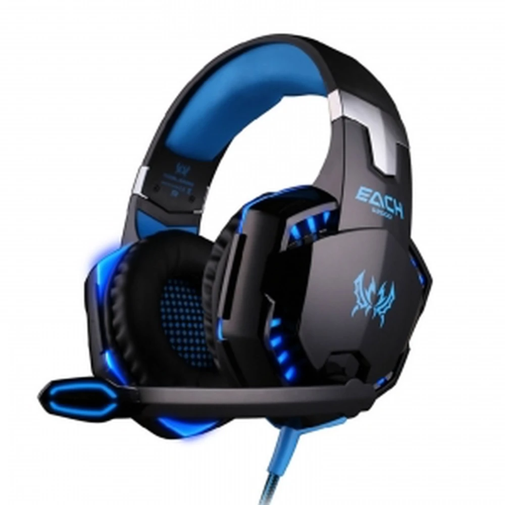 G2000 Gaming Headset PC με μικρόφωνο και σύνδεση USB + 3,5mm
