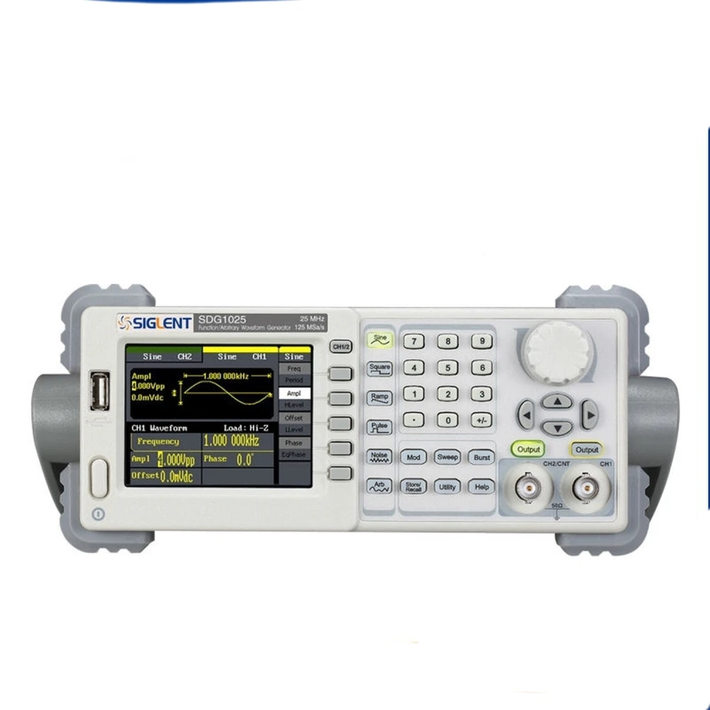 Αυθαίρετος γεννήτριας συναρτήσεων Siglent SDG1025 25MHz για ηλεκτρονικές εφαρμογές