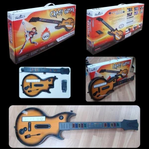 Ασύρματη κιθάρα Wii Crazy Guitar για συμβατά μουσικά παιχνίδια