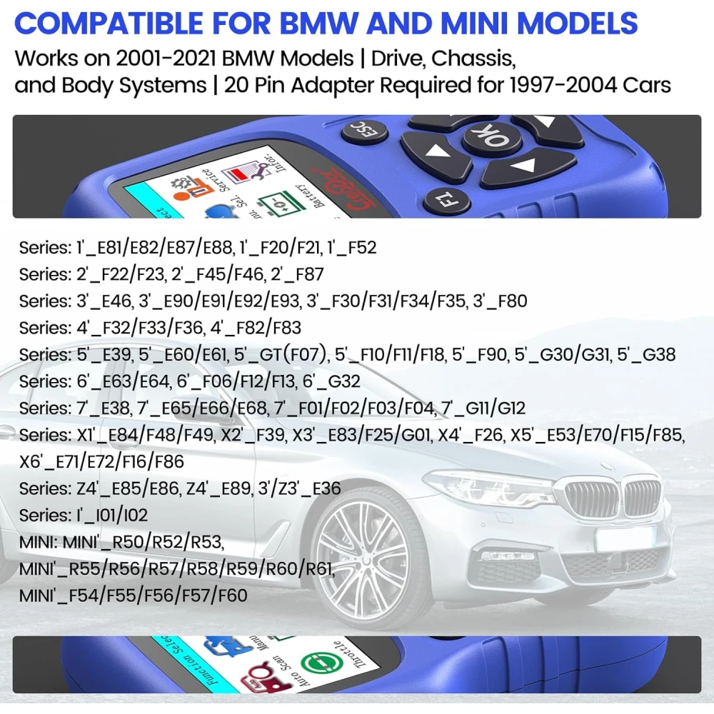 Εργαλείο διάγνωσης OBD2 BMW Creator C420 για BMW και Mini με προηγμένες λειτουργίες