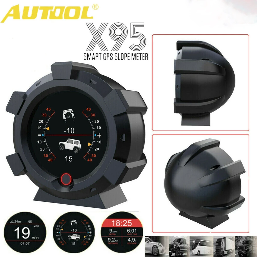 Πολυλειτουργικό κλισιόμετρο Autool X95 με GPS