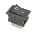 Μαύρος διακόπτης rocker XL601 - compact και εύκολος στην εγκατάσταση ON/OFF