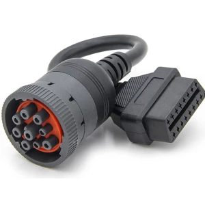 J1939 καλώδιο αντάπτορας 9Pin σε OBD2 16Pin για διαγνωστικό