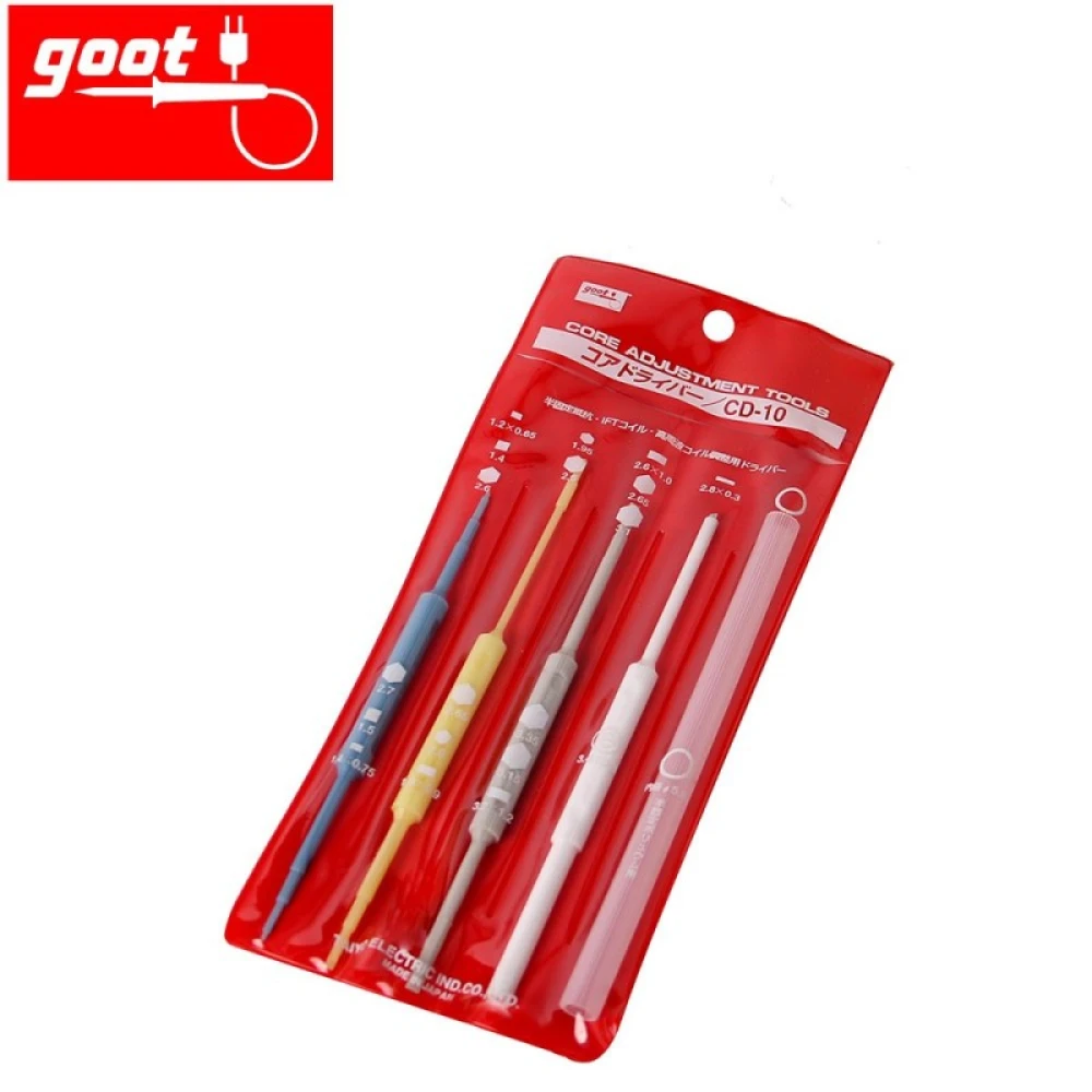 Σετ πλαστικών ρυθμιστών GOOT CD-10 5τμχ για ακριβή ρύθμιση