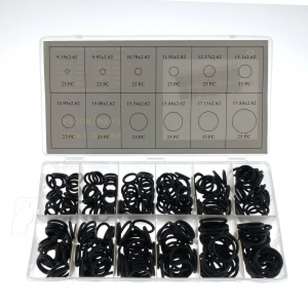 Σετ O-rings από καουτσούκ 300 τεμ. με 12 μεγέθη TSX TOOL