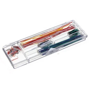 Kit 140 jumpers για breadboard με πλαστικό κουτί για έργα Arduino
