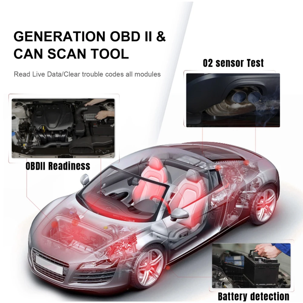 KONNWEI KW818 OBD2 σαρωτής: OBDII reader για αυτοκίνητα από 1996
