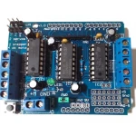 L293d Arduino Shield Driver για έλεγχο και επέκταση DC και stepper μοτέρ