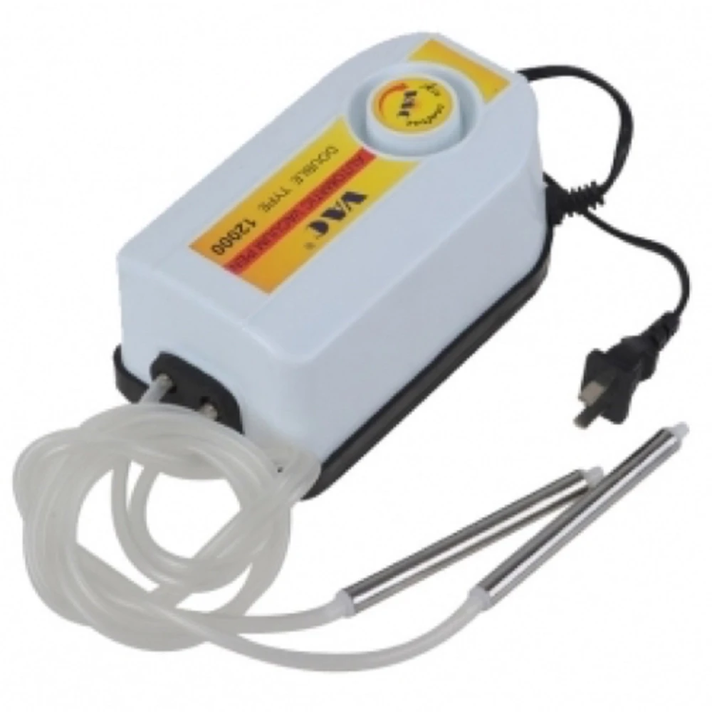 Vista frontal del lápiz absorción componentes automático Vac-12000 con tubo y membranas de succión