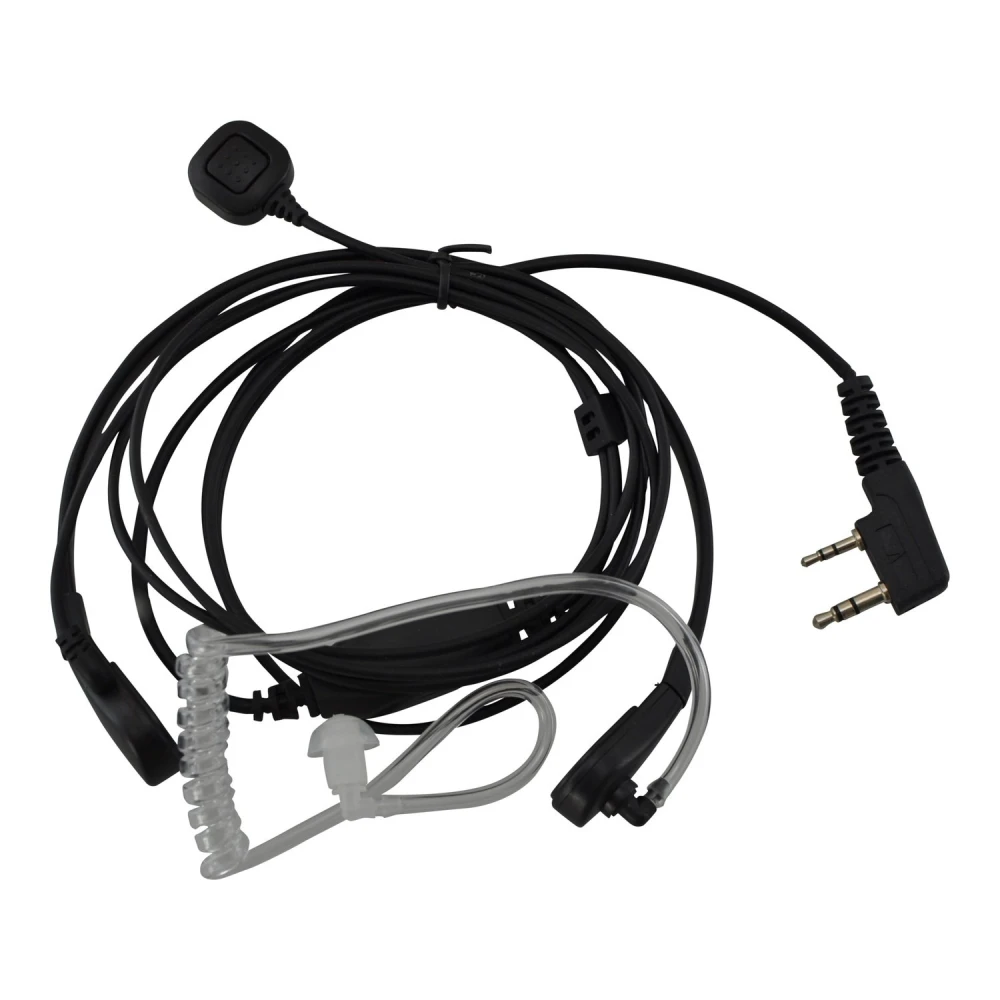 Λαρυγγόφωνο για Walkie Talkie Baofeng Διπλό Pin με Velcro και PTT