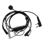 Λαρυγγόφωνο για Walkie Talkie Baofeng Διπλό Pin με Velcro και PTT