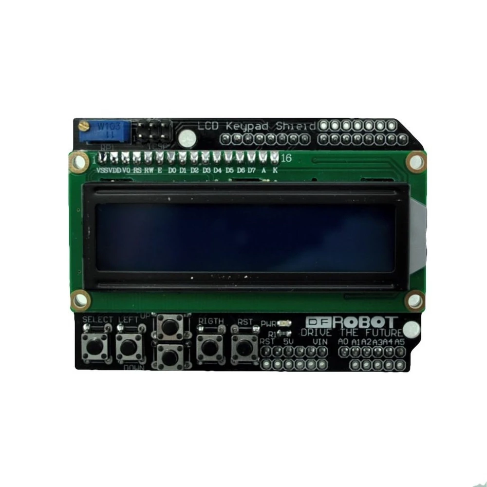 LCD Keypad Shield LCD1602 συμβατό με Arduino με οθόνη και ενσωματωμένα κουμπιά