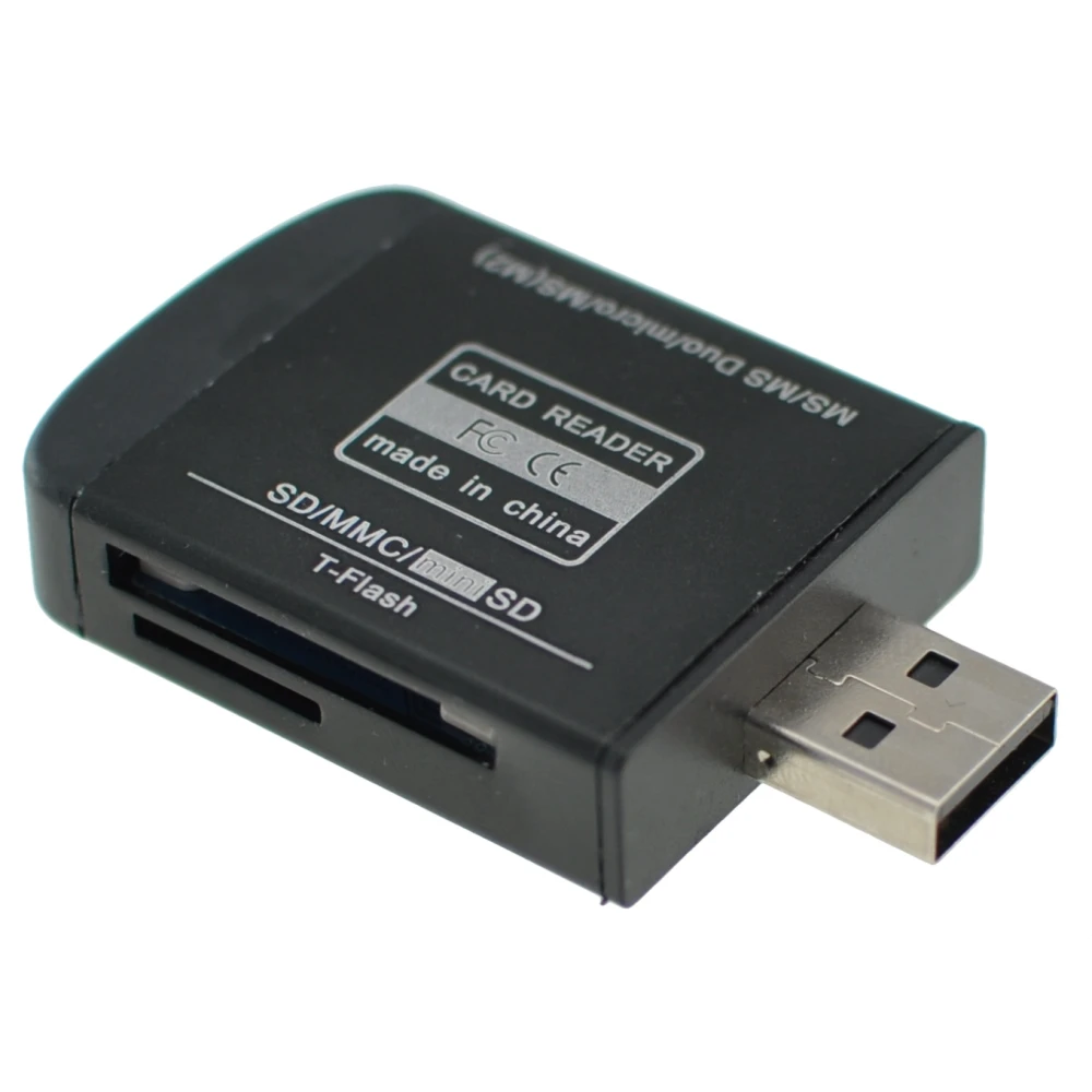 Αναγνώστης καρτών μνήμης USB 2.0 all-in-one για Micro SD, MMC, SDHC, TF και M2