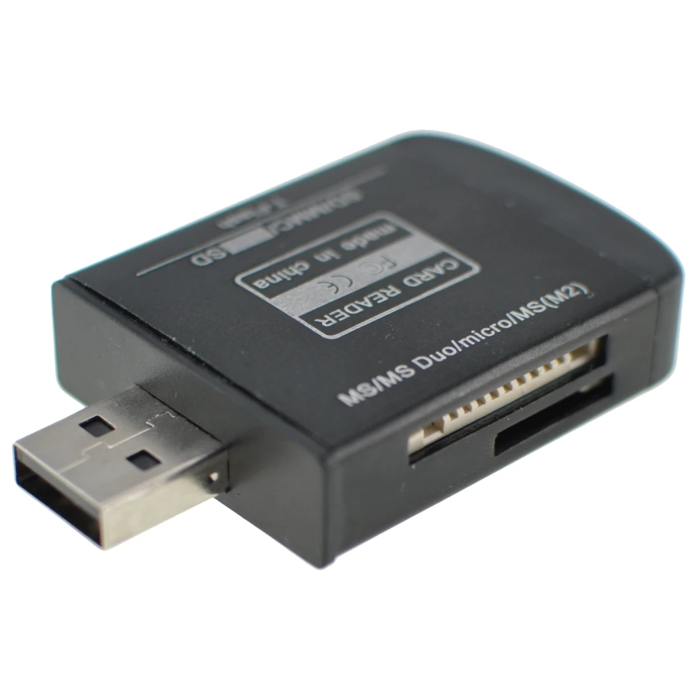 Αναγνώστης καρτών μνήμης USB 2.0 all-in-one για Micro SD, MMC, SDHC, TF και M2