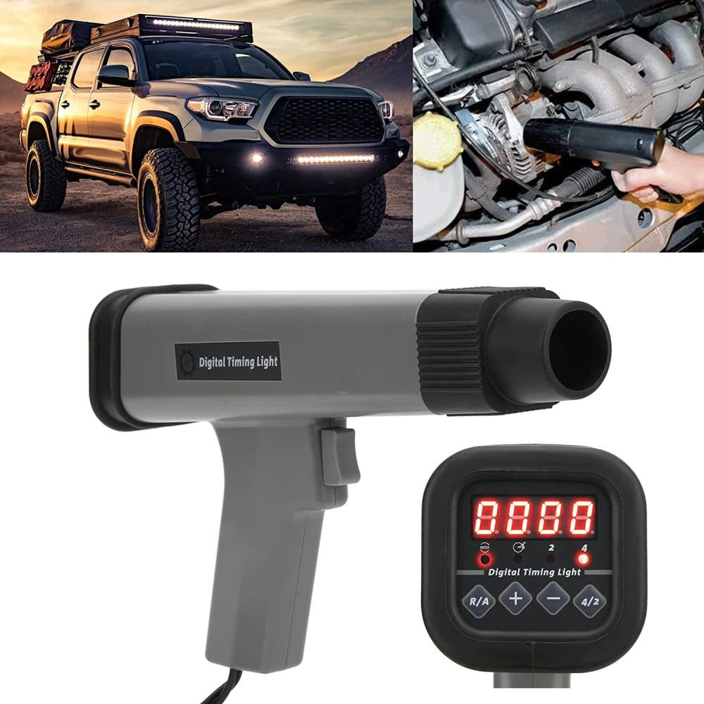 Ψηφιακή επαγωγική λυχνία χρονισμού 12V για αυτοκίνητα και μοτοσυκλέτες με κροκοδειλάκια